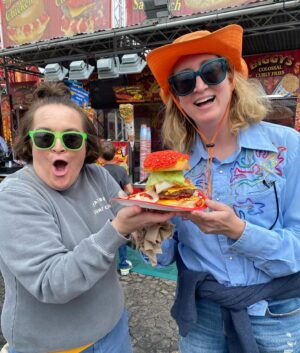 Betsy Sodaro Instagram - We ate a ton of fun stuff! Rode some fun stuff! Saw some fun stuff!!!! If you like stuff, you're gonna a love the LA county fair!