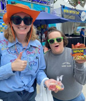 Betsy Sodaro Instagram - We ate a ton of fun stuff! Rode some fun stuff! Saw some fun stuff!!!! If you like stuff, you're gonna a love the LA county fair!