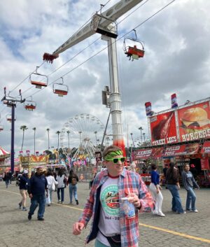 Betsy Sodaro Instagram - We ate a ton of fun stuff! Rode some fun stuff! Saw some fun stuff!!!! If you like stuff, you're gonna a love the LA county fair!