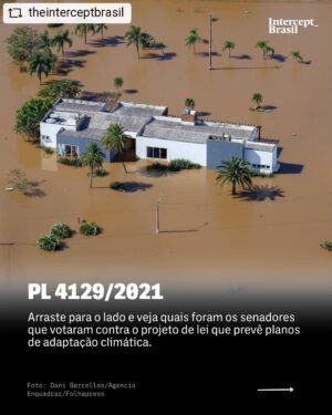 Betty Gofman Instagram - Acabou de ser aprovado na CCJ do Senado Federal o PL 4129/2021, que estabelece as diretrizes gerais a serem seguidas pelos órgãos do Sistema Nacional de Meio Ambiente nos planejamentos para reduzir a vulnerabilidade em relação à mudança do clima nos sistemas ambiental, social e econômico. O projeto de lei é uma resposta à enchente do Rio Grande do Sul e segue agora para análise em plenário.

Porém, a oposição votou contra o projeto. Vamos dar nomes aos bois? Arraste para o lado e confira quais senadores são inimigos do meio ambiente e aplaudem as catástrofes ambientais.

@flaviobolsonaro
@carlosportinho
@rogerio.smarinho
@generalmourao
@meciasdejesus
@eduardogiraooficial
@plinio.valerio #repostandroid #repostw10