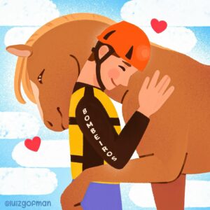 Betty Gofman Instagram - Desenho do meu sobrinho em homenagem aos bombeiros maravilhosos que resgataram a eguinha caramelo que estava no telhado.  @luizgofman