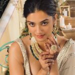 Bhagyashri Borse Instagram - 🌙 Sure it was a roar Slight for now A mumble so low A rumble so light It is still the first. A princess for the ages My tigress shook just her first step yet. Sure she is in the wild but she came from the kind. -dear one ✨