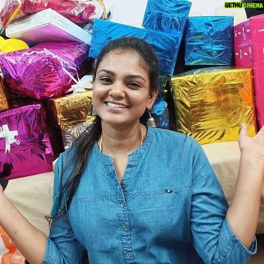 Bharatha Naidu Instagram - Laya's Birthday gift unboxing video