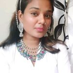 Bharatha Naidu Instagram - I love white metal jewellery ♥️♥️♥️♥️🫰
