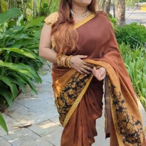 Bharti Koli Instagram - #evening #saree #sundown