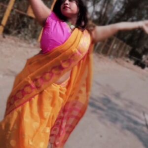 Bharti Koli Instagram - #yellowsaree💛