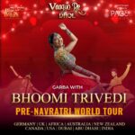 Bhoomi Trivedi Instagram - Jai Mata Ji 🙏🙏 #prenavaratriworldtour #staytuned #BhoomiTrivedi #vaagyoredhol #BTLive #Garba #Prenavaratri