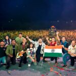 Bhoomi Trivedi Instagram – What crazy energy last night @synapsedaiict in #gandhinagar 🔥⚡️

#salimsulaimanlive 

📸  @hemil_patel_2008