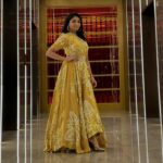Bhoomi Trivedi Instagram - ✨ Stylist :- @styledbysujata Interns:- @ashwinishajigeorge13, @_jyoti_808 Outfit: @eksootofficial Earrings: @armaans_creationz