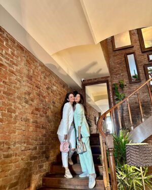 Bhoomika Mirchandani Instagram - Coz we are truly better together 🩵🧿 @makeup.bynik