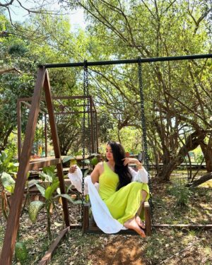 Bhoomika Mirchandani Instagram - Swinging in midst of nature 🌴💚