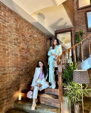 Bhoomika Mirchandani Instagram - Coz we are truly better together 🩵🧿 @makeup.bynik