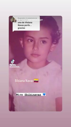 Bibiana Navas Instagram - Thank you !!! @mariadelrosariomanager me parece súper cute 🫶❤️😘
