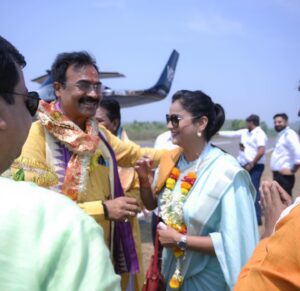 Bidusmita Dash Instagram - Attending loksabha candidate sukant kumar panigrahi nomination file