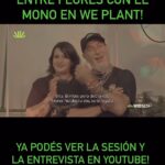 Bimbo Godoy Instagram – La segunda #WeSesh de @weplant.arg donde entre flores Martin alias el @monokpg cantó unas magias con su @duopardepe_ok y después charlamos un poquito. Lo ven todo en el canal de @weplant.arg 💚