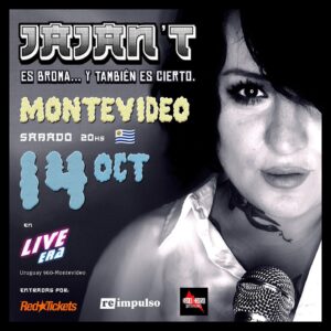 Bimbo Godoy Instagram - Uruguay! Llueve por allá? Extraño Montevideo, quiero volver a girar y seguir frente a Artigas! Nos vemos en octubre en @live.era.sala ❤️ Link en bio nomá!