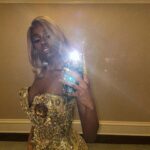 Birgundi Baker Instagram - one more time for the dress.