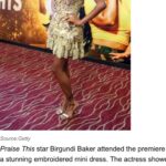 Birgundi Baker Instagram - one more time for the dress.