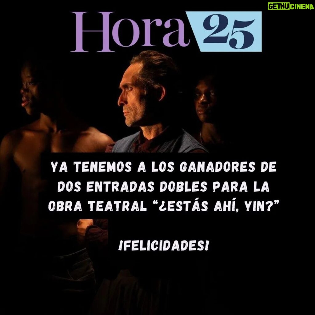 Blanca Lewin Instagram - 📍¡Ya tenemos ganadores! En NTV junto a Hora 25 te regalamos dos entradas dobles para asistir a la obra teatral “Estás Ahí, Yin?”, protagonizada por Marcelo Alonso, que narra la obsesión de un profesor de la ciudad de Vicuña con la figura del hijo adoptivo de Gabriela Mistral, Yin Yin. 🎭 Y los afortunados con los tickets son: @fabiansant @bastgarces ♦️ Los ganadores de las entradas no sólo podrán asistir a la obra, sino que también a un Conversatorio junto al elenco y el actor Francisco Reyes. 👀 ¡Atentos! Recuerda retirar las entradas hoy jueves 30 de mayo hasta las 17:30 horas en las oficinas de TV ubicadas en Bellavista 0990, Providencia con tu carnet de identidad. Fecha de exhibición de la obra: Jueves 30 de mayo a las 20:30 horas en el Teatro Centro Cultural Gabriela Mistral (GAM) @TVN @marceloalonsoactor @cristianplana @centrogam @mikcleelafond @steevens_benjamin