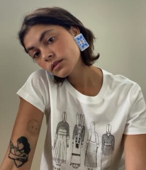 Blu Hunt Instagram - a peek into the process... a lot to think about. many layers. i am a “women” . ♾