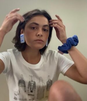 Blu Hunt Instagram - a peek into the process... a lot to think about. many layers. i am a “women” . ♾