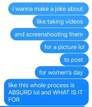 Blu Hunt Instagram - a peek into the process... a lot to think about. many layers. i am a “women” . ♾