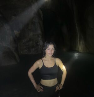 Blu Hunt Instagram - i went uh spelunking so you dont have to
