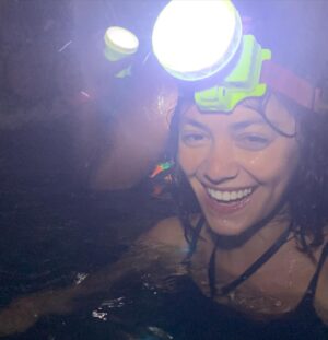 Blu Hunt Instagram - i went uh spelunking so you dont have to