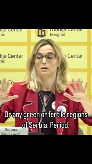 Bojana Novaković Instagram - We don’t care for colonialist regulations or social acceptance schemes or ESG or company policy. We don’t care if it’s an Australian or English or Chinese company. We don’t want a lithium mine in the most fertile region of Serbia. We don’t want any new mines in Serbia. Period. Rio Tinto #MarsSaDrine @mars_sa_drine And we support and stand with all of our colleagues all over the world and their right to say no to mining.