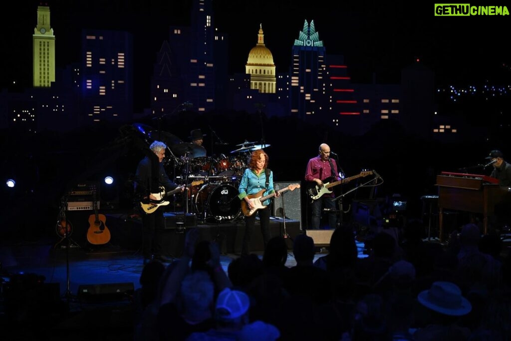 Bonnie Raitt Instagram - That’s a wrap on the tour for 2023! Bonnie and the band finished up their 50th headlining show of 2023 with a sold out show @acllive at The Moody Theatre in Austin on Saturday night, followed on Sunday by a taping of the iconic @acltv television series that will broadcast on @pbs in the beginning of 2024 (including a special appearance by singer-songwriter, @sunnywarmusic.) Not quite ready to leave the “Live Music Capital of the World” just yet, Bonnie made a surprise appearance at a special concert at the legendary blues club, @antonesnightclub in Austin, Texas, Monday, October 16. The concert benefiting bassist Sarah Brown, who’s been a beloved figure in the Austin music scene and member of the venue’s house band for the past 40 years, also featured performances by @jimmievaughanofficial, Marcia Ball, @suefoleyofficial, @johnnynicholasblues, Fran Christina, @rosierockabillyfilly, Larry Fulcher, @thetexashorns3, Derek O’Brien and more. (Sarah and others pictured below) The concert aimed to raise awareness of the Living Liver Donor program in an effort to help Brown, a friend of Bonnie’s for over 50 years, find a liver donor match. If you’re interested in learning more about living liver donation, please visit the link in bio. Bonnie, the band, crew, all her special guests and us at BRHQ want to send a huge “THANK YOU” to the fans who brought us all so much joy and appreciation this year. We love you too! — BRHQ Slide 1 - Photo by Scott Newton for ACL & Austin PBS Slide 2 - Photo by Daniel Cavazos/IG: @firstthreesongs Slide 3 - Photo by Daniel Cavazos/IG: @firstthreesongs