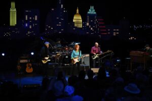 Bonnie Raitt Instagram - That’s a wrap on the tour for 2023! Bonnie and the band finished up their 50th headlining show of 2023 with a sold out show @acllive at The Moody Theatre in Austin on Saturday night, followed on Sunday by a taping of the iconic @acltv television series that will broadcast on @pbs in the beginning of 2024 (including a special appearance by singer-songwriter, @sunnywarmusic.) 

Not quite ready to leave the “Live Music Capital of the World” just yet, Bonnie made a surprise appearance at a special concert at the legendary blues club, @antonesnightclub in Austin, Texas, Monday, October 16. The concert benefiting bassist Sarah Brown, who’s been a beloved figure in the Austin music scene and member of the venue’s house band for the past 40 years, also featured performances by @jimmievaughanofficial, Marcia Ball, @suefoleyofficial, @johnnynicholasblues, Fran Christina, @rosierockabillyfilly, Larry Fulcher, @thetexashorns3, Derek O’Brien and more. (Sarah and others pictured below) The concert aimed to raise awareness of the Living Liver Donor program in an effort to help Brown, a friend of Bonnie’s for over 50 years, find a liver donor match. If you’re interested in learning more about living liver donation, please visit the link in bio. 

Bonnie, the band, crew, all her special guests and us at BRHQ want to send a huge “THANK YOU” to the fans who brought us all so much joy and appreciation this year. We love you too! — BRHQ

Slide 1 - Photo by Scott Newton for ACL & Austin PBS
Slide 2 - Photo by Daniel Cavazos/IG: @firstthreesongs
Slide 3 - Photo by Daniel Cavazos/IG: @firstthreesongs
