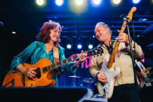 Bonnie Raitt Instagram - That’s a wrap on the tour for 2023! Bonnie and the band finished up their 50th headlining show of 2023 with a sold out show @acllive at The Moody Theatre in Austin on Saturday night, followed on Sunday by a taping of the iconic @acltv television series that will broadcast on @pbs in the beginning of 2024 (including a special appearance by singer-songwriter, @sunnywarmusic.) 

Not quite ready to leave the “Live Music Capital of the World” just yet, Bonnie made a surprise appearance at a special concert at the legendary blues club, @antonesnightclub in Austin, Texas, Monday, October 16. The concert benefiting bassist Sarah Brown, who’s been a beloved figure in the Austin music scene and member of the venue’s house band for the past 40 years, also featured performances by @jimmievaughanofficial, Marcia Ball, @suefoleyofficial, @johnnynicholasblues, Fran Christina, @rosierockabillyfilly, Larry Fulcher, @thetexashorns3, Derek O’Brien and more. (Sarah and others pictured below) The concert aimed to raise awareness of the Living Liver Donor program in an effort to help Brown, a friend of Bonnie’s for over 50 years, find a liver donor match. If you’re interested in learning more about living liver donation, please visit the link in bio. 

Bonnie, the band, crew, all her special guests and us at BRHQ want to send a huge “THANK YOU” to the fans who brought us all so much joy and appreciation this year. We love you too! — BRHQ

Slide 1 - Photo by Scott Newton for ACL & Austin PBS
Slide 2 - Photo by Daniel Cavazos/IG: @firstthreesongs
Slide 3 - Photo by Daniel Cavazos/IG: @firstthreesongs