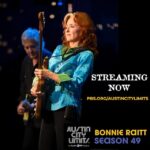 Bonnie Raitt Instagram - Bonnie’s full hour of performance on Austin City Limits is AVAILABLE NOW TO STREAM at the link in bio. Photo by Scott Newton