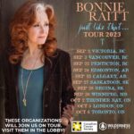 Bonnie Raitt Instagram – We are very proud to announce that joining us on every date of Bonnie’s upcoming Canadian Tour will be the following non-profit organizations: @wildernews will raise awareness for some of the biggest fights for nature going on in Canada right now and @cancersociety will share their work providing a lifeline to families who are looking for support fighting the battle against cancer. We’ve invited these organizations to join us in the lobby at each concert and encourage everyone attending the shows to stop by and learn about the important work they are doing. — BRHQ