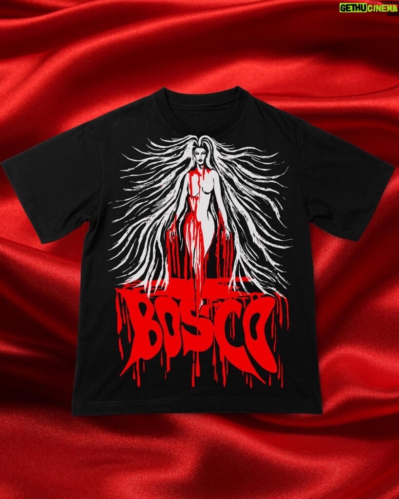 Bosco Instagram - 🔪🩸NEW MERCH🩸🔪 . . Link in bio for new shirt and signed poster🖤 🎨 @threepigsvintage (Suspiria inspired) 📸 @marco_ovando