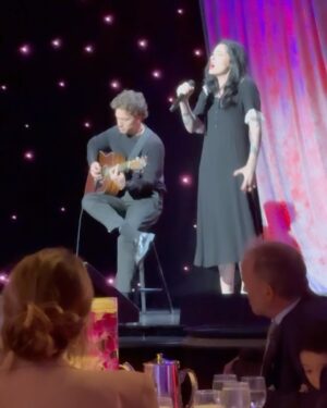 Brandy Ledford Instagram - What an incredible day it was at the Friendly House luncheon last Saturday! I had the privilege of co-chairing the event with my gorgeous friend Rika Broccoli (@ayame__007 )❤️. We supported women in recovery from substance abuse and celebrated the inspiring stories of our honorees: Eloise Jean Black, a fashion designer and philanthropist; @yoshikiofficial , a rock star and humanitarian; and John Paul DeJoria, an entrepreneur, philanthropist and superhero whose award was graciously presented by dear friends @angusmitchell_ and Keely Brosnan. @eloisedejoria You are all champions and I thank you for making the world a better place❣️

I was also blessed to have my family and my best girlfriends by my side, who always lift me up and make me feel #strongertogether. I am grateful to be a sober mom & wife, and to have a second chance at life thanks to the grace of God.

I also want to acknowledge executive director @christinasimos , who is a passionate advocate for women in recovery and it was incredible to hear from the Grateful Hearts, the women who shared their testimonies at the event. They are the true heroes of this cause and I admire their courage and resilience.

One of the highlights of the event was the amazing performance by @bishopbriggs , who sang her hit song “River” with so much power and emotion. She is one of my favorite artists and I was thrilled to see her live.

Another highlight was my sons favorite part of the day, watching the hilarious hosting by Rosie O’Donnell🙌🏼 We love you @rosie

And of course, I can’t forget my glam team, who made me look and feel fabulous. @makeupbymarine @troublefieldstyle @makennahopehair @lauren_kimvosalon @__._cheyhawk y’all are the best of the best #ittakesavillage 

If you are struggling with drug or alcohol addiction, please know there’s help and there’s HOPE. 

When women recover, the world recovers 
@friendlyhousela

#recovery #gratitude #inspiration #sober #sobriety #soberaf #soberissexy 
#FriendlyHouseLA #friendlyhouseluncheon #StrongerTogether
#FriendlyHouseStrongerTogether