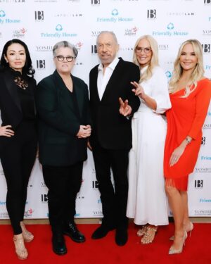 Brandy Ledford Instagram - What an incredible day it was at the Friendly House luncheon last Saturday! I had the privilege of co-chairing the event with my gorgeous friend Rika Broccoli (@ayame__007 )❤️. We supported women in recovery from substance abuse and celebrated the inspiring stories of our honorees: Eloise Jean Black, a fashion designer and philanthropist; @yoshikiofficial , a rock star and humanitarian; and John Paul DeJoria, an entrepreneur, philanthropist and superhero whose award was graciously presented by dear friends @angusmitchell_ and Keely Brosnan. @eloisedejoria You are all champions and I thank you for making the world a better place❣️

I was also blessed to have my family and my best girlfriends by my side, who always lift me up and make me feel #strongertogether. I am grateful to be a sober mom & wife, and to have a second chance at life thanks to the grace of God.

I also want to acknowledge executive director @christinasimos , who is a passionate advocate for women in recovery and it was incredible to hear from the Grateful Hearts, the women who shared their testimonies at the event. They are the true heroes of this cause and I admire their courage and resilience.

One of the highlights of the event was the amazing performance by @bishopbriggs , who sang her hit song “River” with so much power and emotion. She is one of my favorite artists and I was thrilled to see her live.

Another highlight was my sons favorite part of the day, watching the hilarious hosting by Rosie O’Donnell🙌🏼 We love you @rosie

And of course, I can’t forget my glam team, who made me look and feel fabulous. @makeupbymarine @troublefieldstyle @makennahopehair @lauren_kimvosalon @__._cheyhawk y’all are the best of the best #ittakesavillage 

If you are struggling with drug or alcohol addiction, please know there’s help and there’s HOPE. 

When women recover, the world recovers 
@friendlyhousela

#recovery #gratitude #inspiration #sober #sobriety #soberaf #soberissexy 
#FriendlyHouseLA #friendlyhouseluncheon #StrongerTogether
#FriendlyHouseStrongerTogether