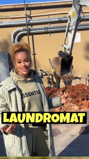 Brave Williams Instagram - I think the #laundromat deserves its own IG page because the jokes to keep my spirits up during this process, DESERVE to be HEARD😂 TODAY IS SUCH A HUGE VICTORY 🏆 
Not because we found water 💦 yet. 🙏🏽But because I finally received the approval from the county to break ground to start searching 🙌🏽
The journey continues. 🤞🏽 💫 S/O to the hardworking team, who show up with 0 excuses to get this done. #BeBrave #entrepreneurship #leadership #grindmode #faith