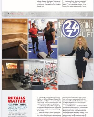 Brave Williams Instagram - 🙏🏽Grateful is an understatement. It’s not your resume that can catapult you, it’s God’s favor. 

A few short months ago I came across this magazine with the CEO of a multi- million dollar fitness company gracing the front cover, I read his article, absorbed some points from it, nodded my head then whispered “that’ll be me one day..” 
At the time I don’t know if I meant emulating his empire, the cover, or both, but the fact that the same magazine, the same cover, manifested itself far quicker in my life than I could’ve ever imagined, is beyond humbling. This incredible journey has shown me that when you serve a super natural God whole heartedly, super natural things happen. This is the only the beginning. Grand Opening for location number 1 is September 18th. Your invited. @workoutanytimelanham 
Thank you Club Solutions Magazine for sharing my journey. 
To read Full article CLICK LINK in BIO. #entrepreneurship #fitnessmotivation #businessowner #generationalwealth 

🔥🔥Styled by: @littlemstyle