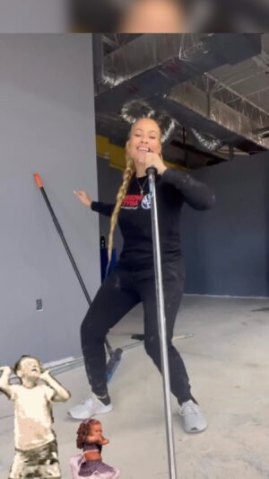 Brave Williams Instagram - Happy Thursday! 💃🕺 Who said it’s allllll work & no play 🫣😂🕺💃Preparing these floors for the installation with love ❤️ 🫶🏽@workoutanytimemanassas #fitnessmotivation #BeBrave