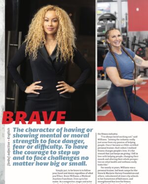Brave Williams Instagram - 🙏🏽Grateful is an understatement. It’s not your resume that can catapult you, it’s God’s favor. 

A few short months ago I came across this magazine with the CEO of a multi- million dollar fitness company gracing the front cover, I read his article, absorbed some points from it, nodded my head then whispered “that’ll be me one day..” 
At the time I don’t know if I meant emulating his empire, the cover, or both, but the fact that the same magazine, the same cover, manifested itself far quicker in my life than I could’ve ever imagined, is beyond humbling. This incredible journey has shown me that when you serve a super natural God whole heartedly, super natural things happen. This is the only the beginning. Grand Opening for location number 1 is September 18th. Your invited. @workoutanytimelanham 
Thank you Club Solutions Magazine for sharing my journey. 
To read Full article CLICK LINK in BIO. #entrepreneurship #fitnessmotivation #businessowner #generationalwealth 

🔥🔥Styled by: @littlemstyle