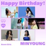 Brave girls Instagram - 🎁𝟗𝟎𝟎𝟗𝟏𝟐🎁 𝐇𝐀𝐏𝐏𝐘 𝐌𝐈𝐍𝐘𝐎𝐔𝐍𝐆 𝐃𝐀𝐘 브레이브걸스 민영의 생일을 축하합니다🎂 #브레이브걸스 #BraveGirls #민영 #MINYOUNG #HAPPY_MINYOUNG_DAY