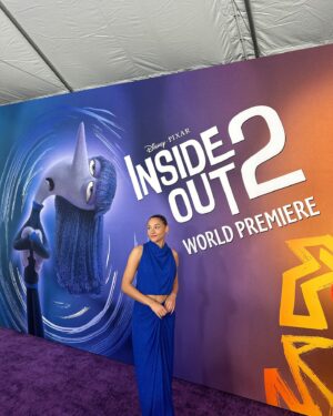 Breana Raquel Instagram - Inside Out 2 premiere! Feeling all the emotions💙