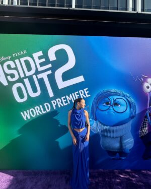 Breana Raquel Instagram - Inside Out 2 premiere! Feeling all the emotions💙