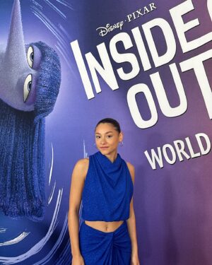 Breana Raquel Instagram - Inside Out 2 premiere! Feeling all the emotions💙