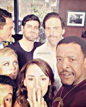 Bree Turner Instagram - @russoulhornsby : you are one of the coolest, sweetest, classiest men I know. Your talent is massive and your heart is huge. I can’t listen to @hamiltonmusical without thinking of you (on repeat season 5). You stopped and had breakfast with me and my grandma when you were walking on your way home. You also can make a super soaker look sexy, unlike Silas, David and myself who look like three dorks behind you. Love you RH! Get on that @thegrimmcast pod today to hear from the legend himself! 💘💘💘