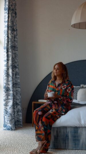 Breegan Jane Instagram - This collection, and collaboration, really is a true representation of two forces coming together to create something both magical and usable in different projects. 

From plains to patterns, we feel we’ve created a collection that anyone can use in a design project. Click the link in our bio to discover Clarke and Clarke x Breegan Jane. 
@breeganjane