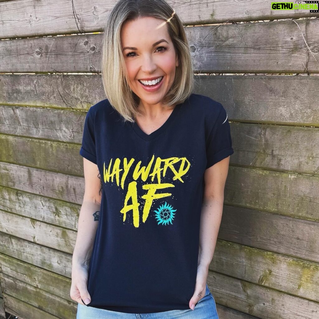 Briana Buckmaster Instagram - Friends! Guess what’s back!? If you’ve found yourself wishing you had a little something Wayward in your life, look no further. I was ecstatic to pull this beauty back out and was instantly reminded of what we started together way back when. (Is this vintage now?) OG Wayward AF back for a short time, benefiting @newleashonlifeusa. Check everything out at the link in my bio!