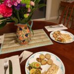 Briana Renee Instagram - Seared lemon pepper halibut, with zucchini, rainbow carrots, and lightly seasoned baby russet potatoes for my hubby & my big girl 😋 My halibut was seasoned with Himalayan sea salt, and I skipped on the potatoes! For some reason it was more filling than breakfast, and I made 3 tummies happy 🥰 This was the first completely home cooked meal I’ve made in about 6 months.. I’m baaaack 💋 #homecooking #healthyfood #nowUCme