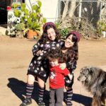 Briana Renee Instagram - Almost every year we wear matching pajamas on Christmas morning ☀️🎄 This year we are The Nightmare Before Christmas Presents 🎁 #familytradition #4generations #christmas2022 #noplacelikehome 💜